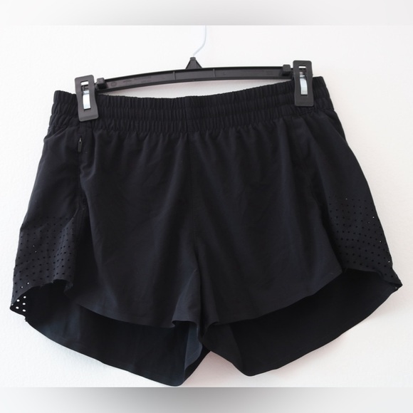 Athleta Pants - Athleta Black Athletic Shorts Lightweight Double-Layer Design